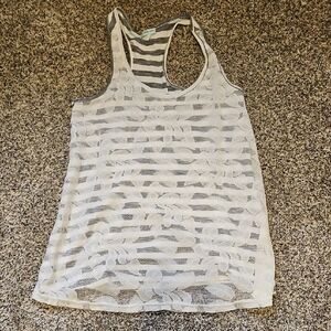 Maurice's striped Lace Tank Top